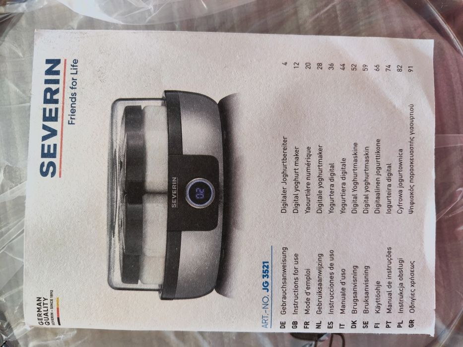 Iogourteira inox severin JG3521