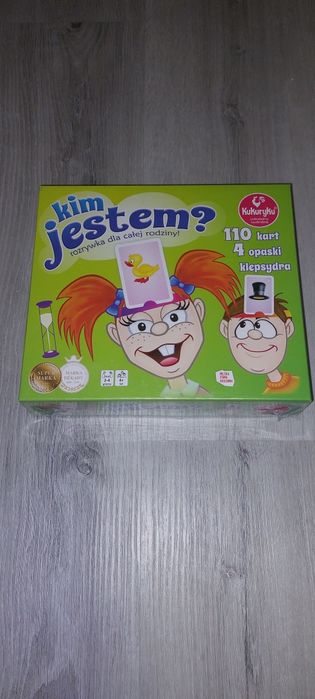 Gra rodzinna "Kim jestem?" Nowa, w folii