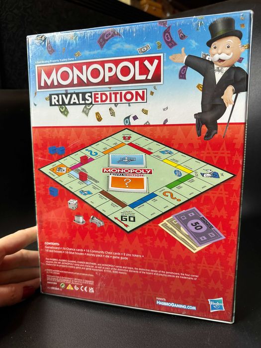 НОва. Настільна гра Монополія. Rivals Edition, Hasbro дорожній варіант
