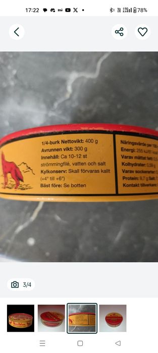 Śledź kiszony Surstromming