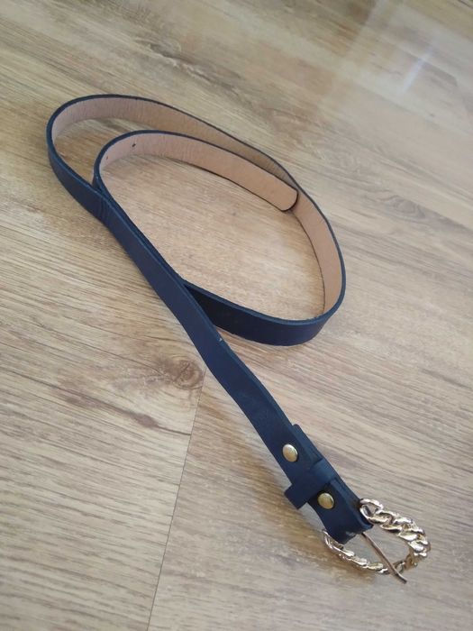 Nowy Pasek Niebieski Eko skóra