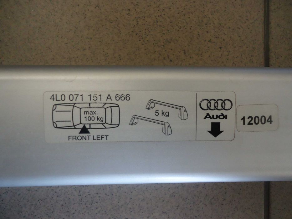 Oryginalny Bagażnik Dachowy Relingi Audi Q7 06-15r. !!!