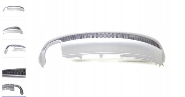 S LINE дифузор заднього бампера AUDI A5