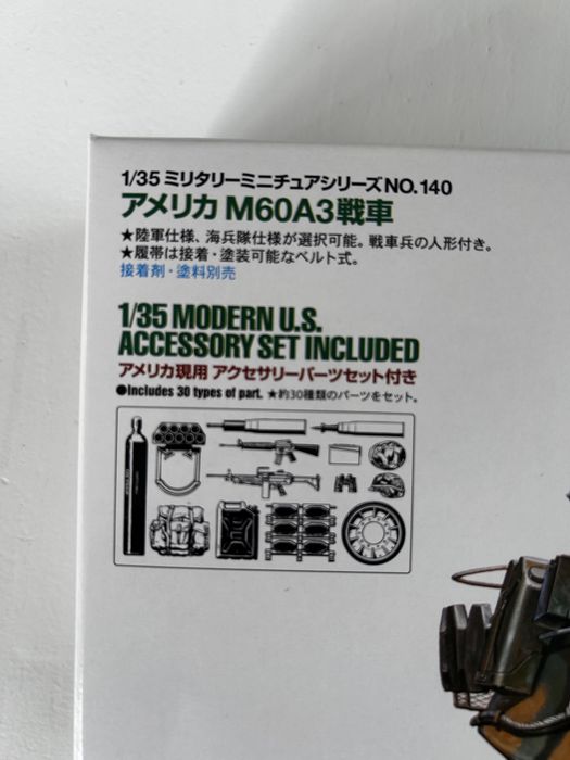 Czołg M60A3 105 mm Gun Tank model do sklejenia Tamiya 35140