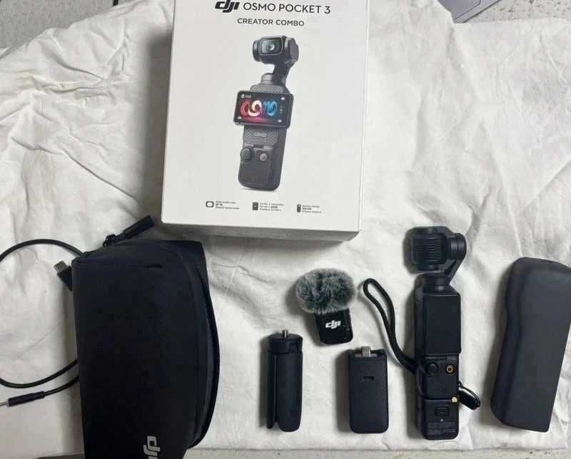 DJI Osmo Pocket 3 Creator Combo z dodatkami, stan bardzo dobry