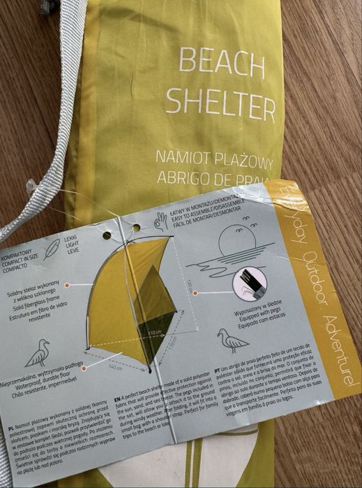 Namiot plażowy.Nowy