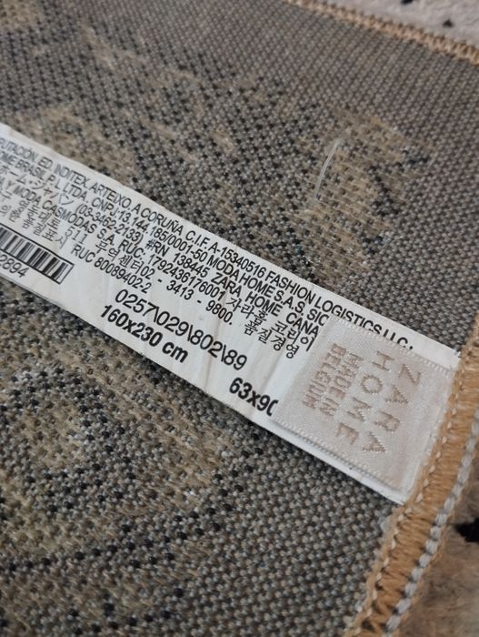 Tapete Efeito Vintage Cinzento Zara Home