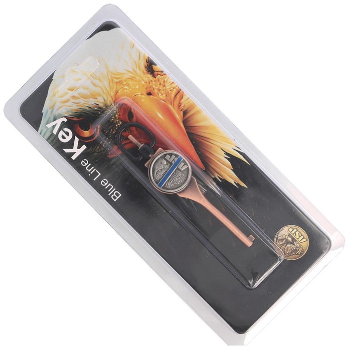 Kluczyk do kajdanek ASP Blue Line Guardian G1 z logo ASP, Antique