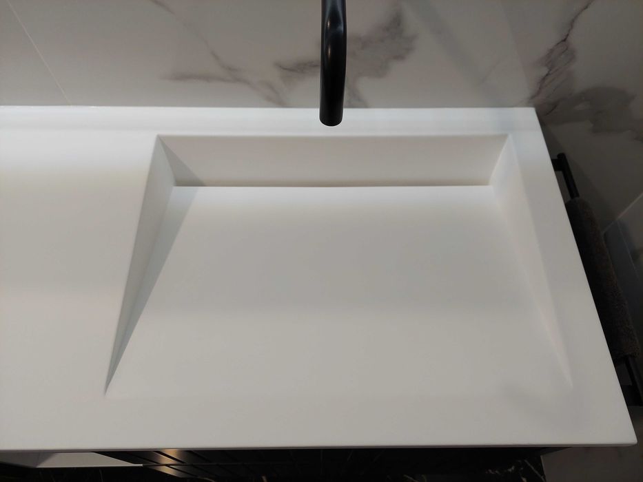 Rebaixa de preço - Lavatório duplo Carga Mineral - Novo