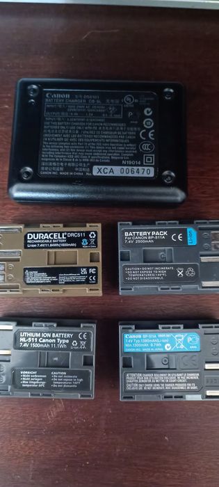 Baterias e carregador máquina fotográfica canon