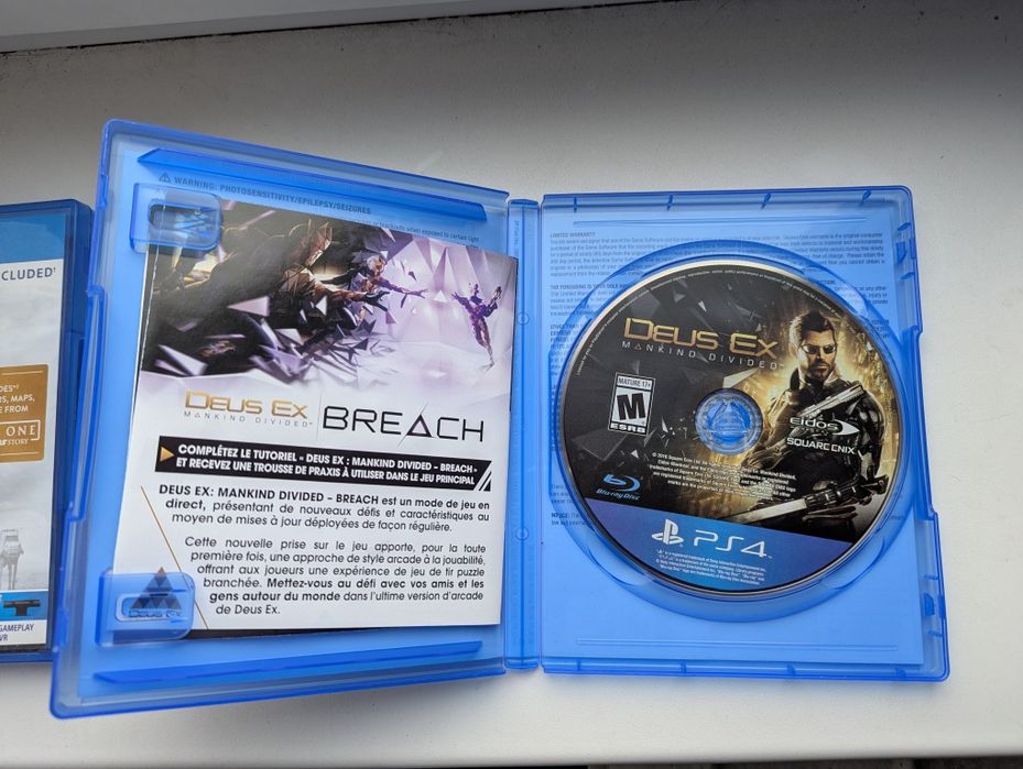 Deus Ex Mankind Divided ігри игры диски на PS4 PS5