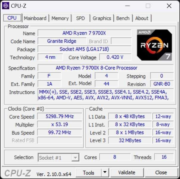 Продам AMD Ryzen 79700x 8-Core и Материнка ASRock B850M Pro RS