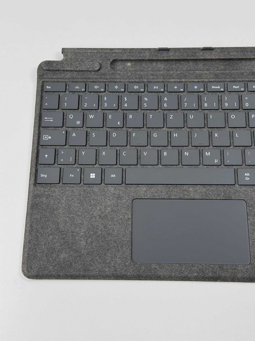 Клавіатура для планшета Microsoft Surface Pro Signature Keyboard with Slim Pen 2 QWERTZ Platinum (з тачпадом, з підсвіткою, німецька розкладка)