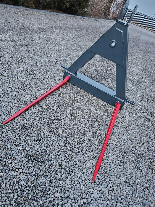 zęby kute - wzmocnione 88cm widły podnośnik ładowacz do bel na tył