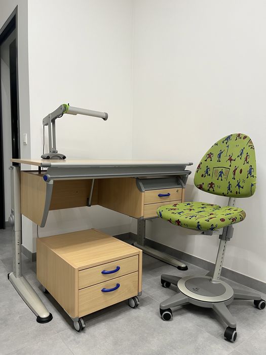 Комплект школяра Moll Booster Classic( стіл, стілець і настільналампа)