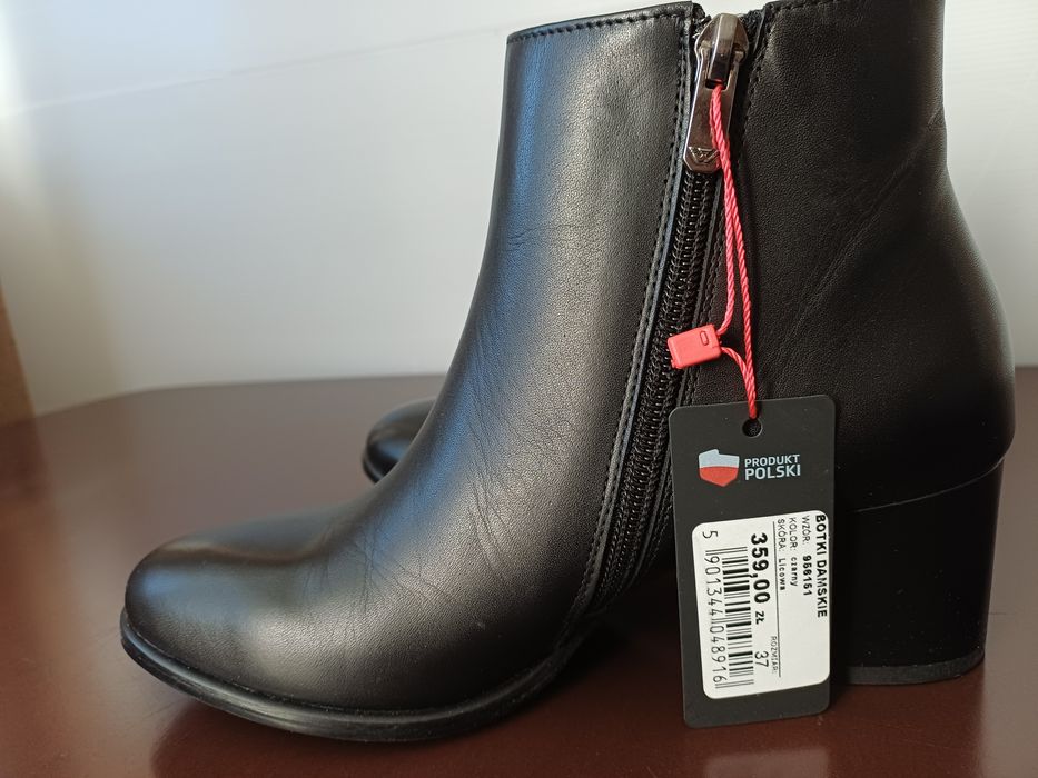 Nowe botki Wojas, skóra naturalna
