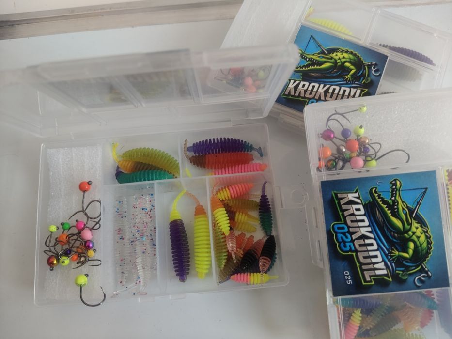 Zestaw główek wolframowych Uv z przynętami typu Tanta