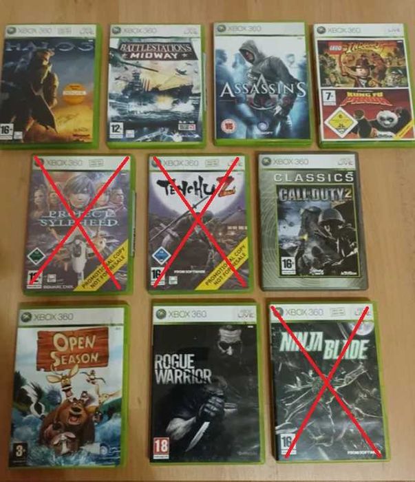 19 jogos para XBOX 360