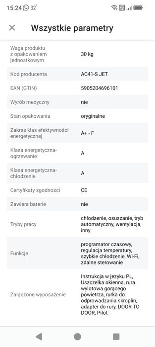 Klimatyzator przenośny