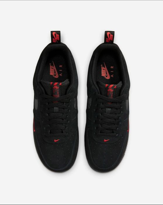 Air Force 1 Low Multi-Swoosh Black Crimson