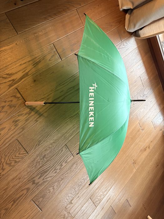 Parasol Heineken - duży, kolor zielony