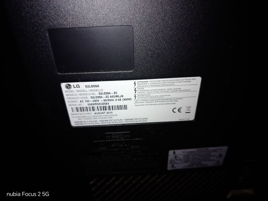 TV de 52pulgadas LG