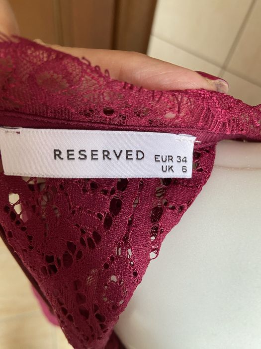 Suknia wizytowa koronkowa