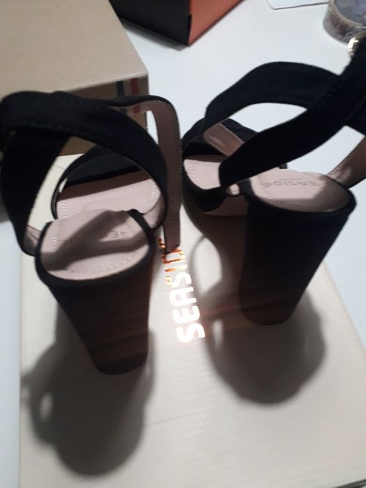 Sandalias seaside novas 12 cm salto