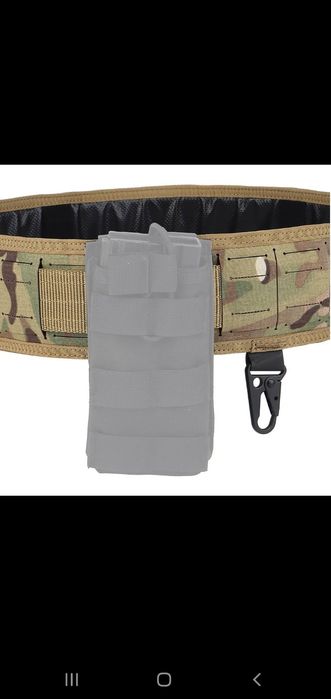 Ремінь розвантажувальний поясний з системою Molle + карабіни