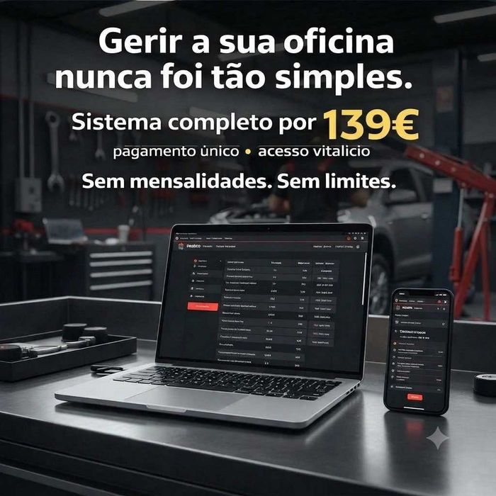 Software Gestão Oficina Mecânica | Sem Mensalidade | Pagamento Ú