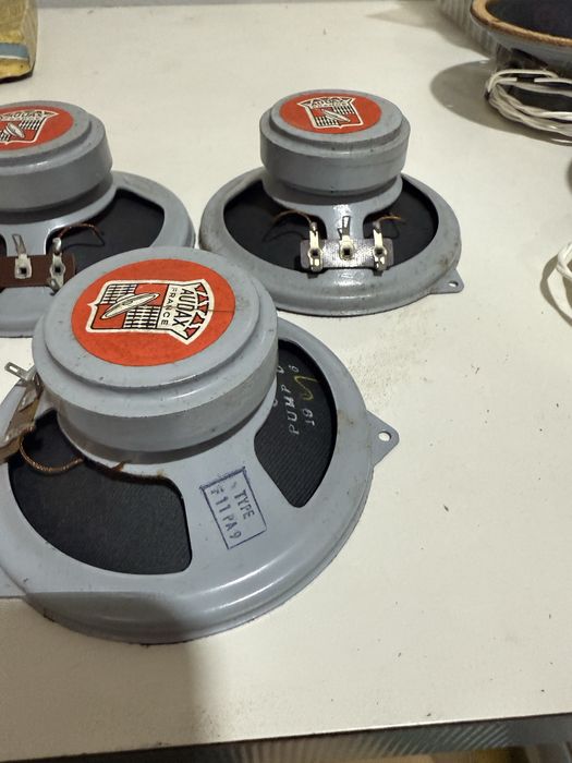 Conjunto 7 altifalantes vintage (novos) Audax / outros