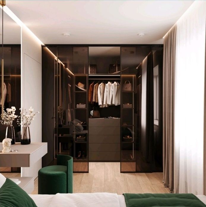 Скидки 30 %. Стеклянные межкомнатные  перегородки.