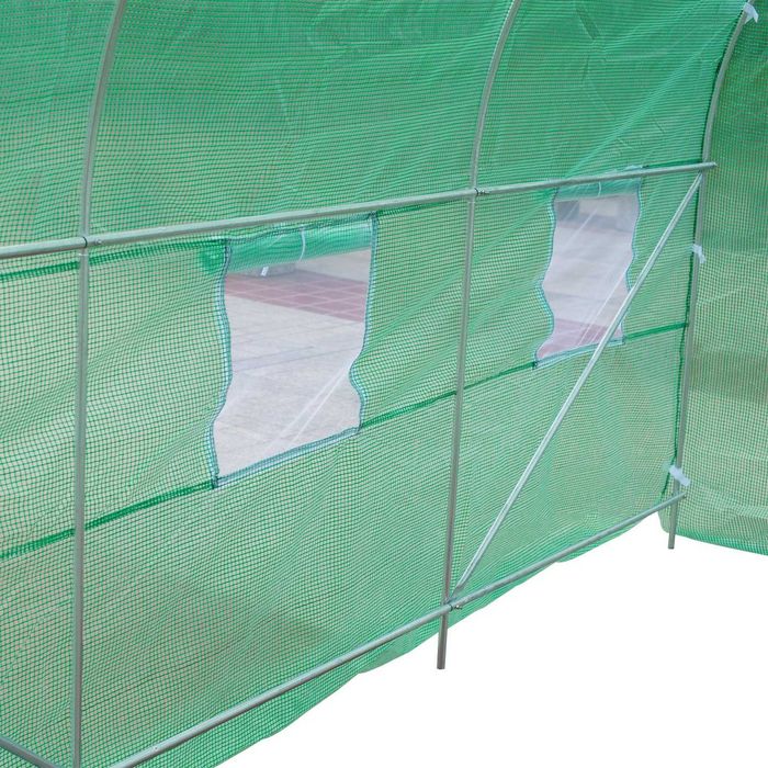 Estufa para Horta e Jardim em Aço e Plástico – 350x200x200 cm