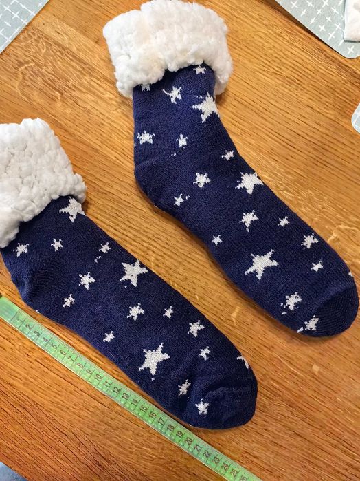 Zimowe skarpety ocieplane