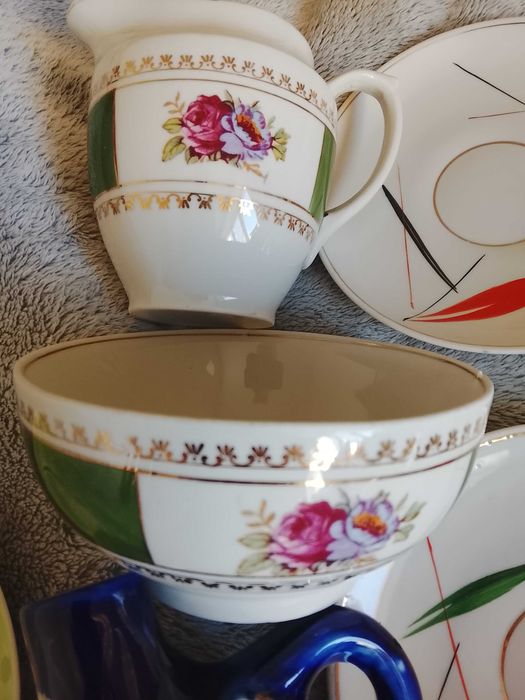 Блюдце Баранівка, кувшин ЛФЗ