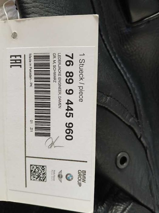 BMW Motorrad Engineer leather casual jacket Damen Mulher M