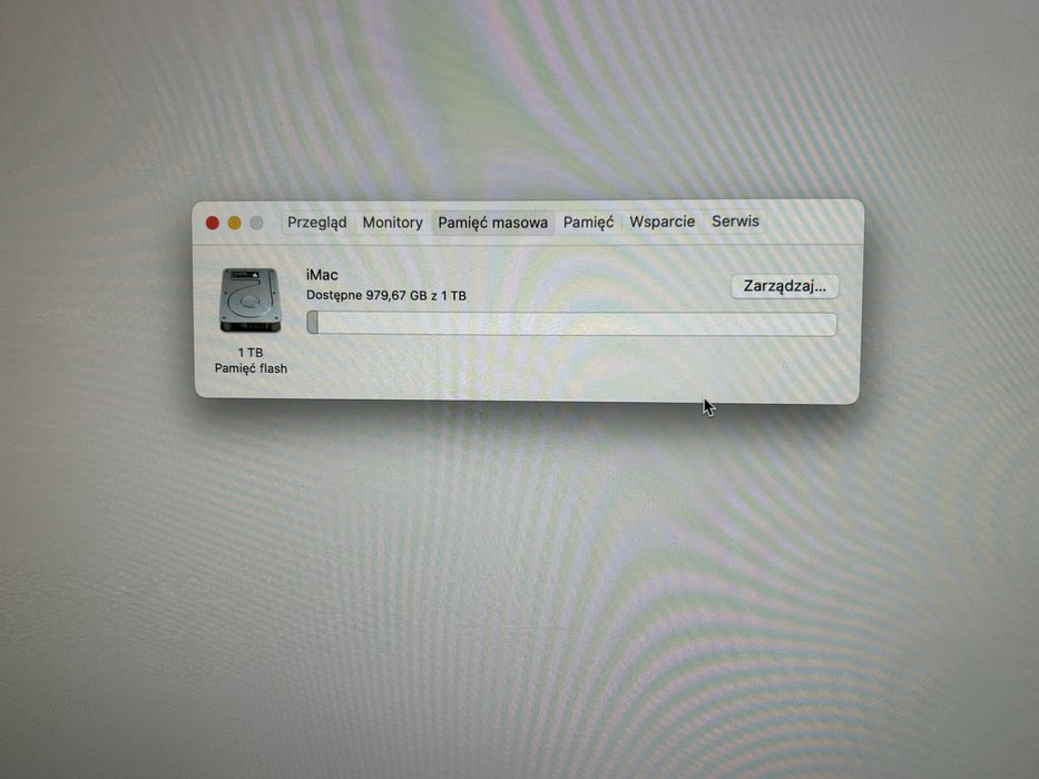 APPLE iMAC A2116 4K i7 3.2GHz 16GB 1TB SSD RP560X 4GB Pęknięta szyba!