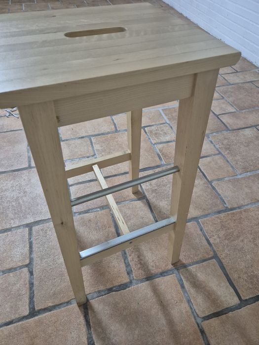 NILSOLLE banco alto bétula IKEA