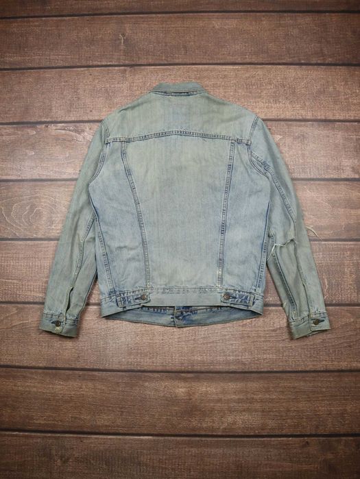 Levis Levi's Denim Jacket Kurtka jeansowa dżinsowa niebieska dziurami
