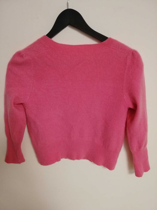 sweter 100% kaszmir Marks&Spencer xs 34 S 36 róż