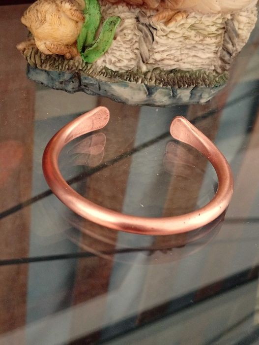 Pulseira em Cobre Puro e Maciço, ótima para fins medicinais