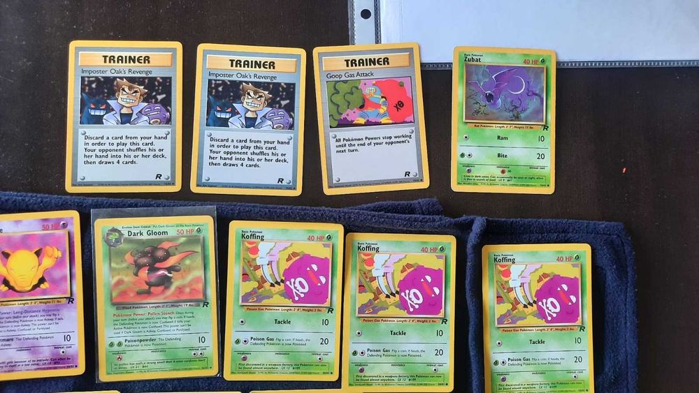 Cartas Pokémon TCG - Team Rocket Set - Comuns e Incomuns Inglês - Near Mint / Mint
