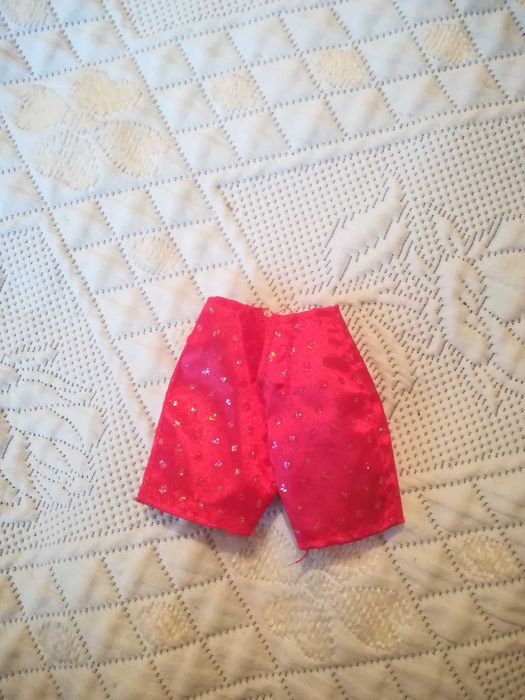 Calções Vermelhos para Boneca