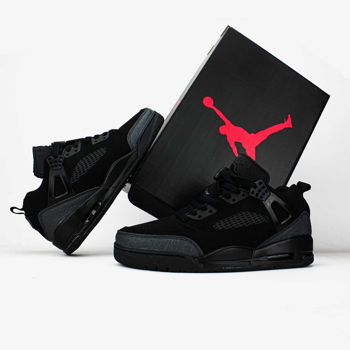 Чоловічі кросівки Nike Jordan Spizike Low "Black Cat" Розміри 40-45