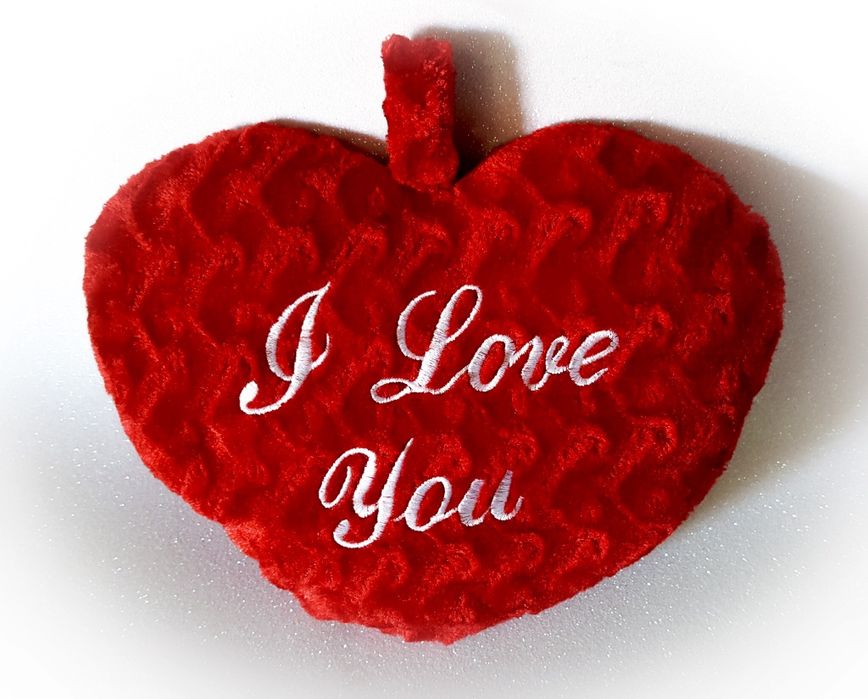 Coração Peluche I love you 25cm
