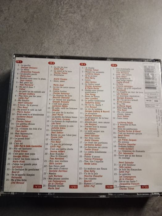 100 Chansons Francaises De Legende, płyta unikat