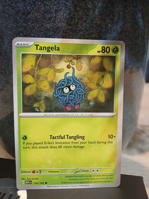 Carta Pokémon Tangela #114