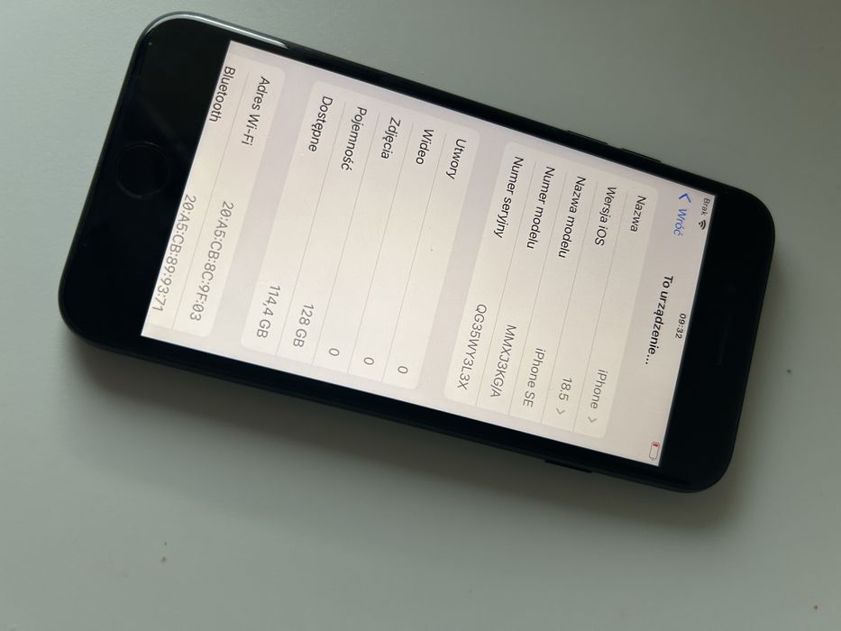 iPhone 2022 3gen. 128GB Bez blokad w 100% sprawne