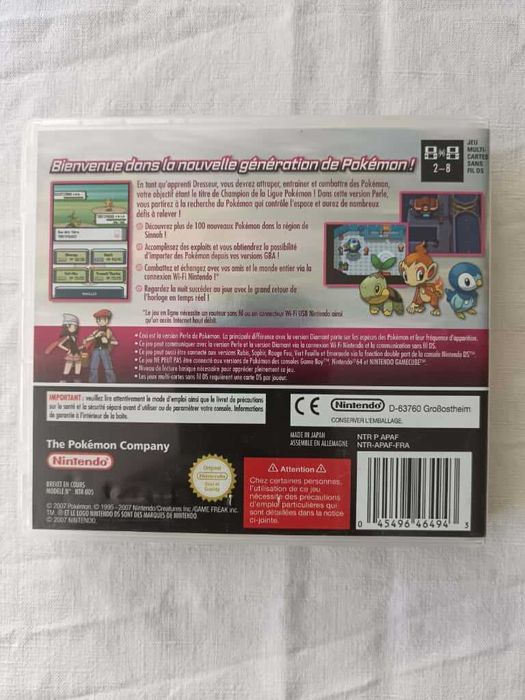 Pokémon Perle [Nintendo DS, 2007] Complete | Authentic | Tested | PAL