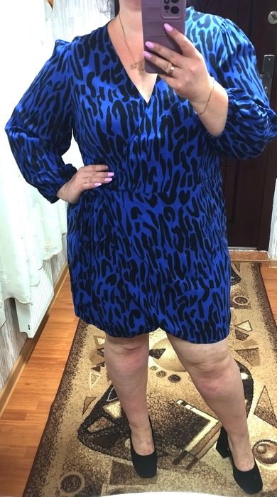 Продам синє плаття платье сукня 52-54-56